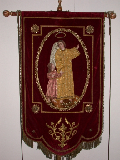 Bannière de procession : Ange gardien