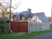 Alignement de maisons, Saint-Grégoire (Miniac-Morvan)