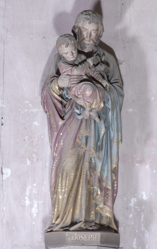 Statue : Saint Joseph et l'Enfant
