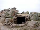Cabane, abri de carrier de l'Île Losquet (Pleumeur-Bodou)
