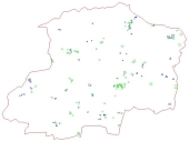Les maisons et les fermes sur la commune de Saint-Thurial