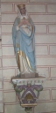 Statue sur socle : Vierge, dite Notre-Dame du Sacré Coeur
