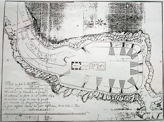 Château fort puis Fort Bloscon, Pointe de Bloscon (Roscoff)