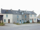 Alignement de quatre maisons, 61, 63, 65, 67 rue du Colonel Du Halgouët (Renac)