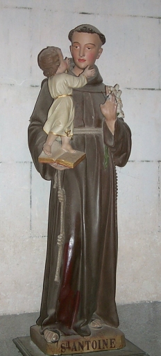 Statue : saint Antoine de Padoue