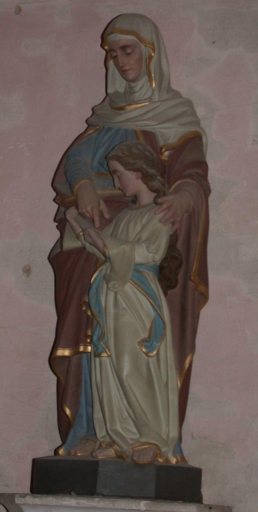 Statue : Education de la Vierge