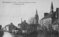 Mairie, écoles et postes sur la commune de Domalain