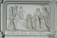 Devant d'autel : Présentation de la Vierge, 2 anges