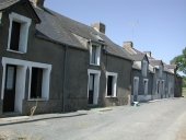 Alignement de maisons, Bodiguel (Langon)