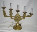 Paire 2 de chandeliers d'autel