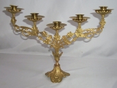 Paire de chandeliers d'église