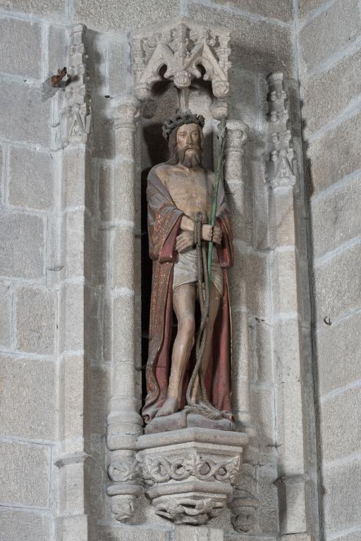 Statue : Ecce homo, Eglise Saint-Pierre (Mûr-de-Bretagne)
