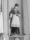 Statue (d'applique, petite nature) : saint Yves, église paroissiale Saint-Pierre, Saint-Paul (Malguénac)