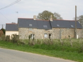 Alignement de maisons, la Boissière (Vieux-Vy-sur-Couesnon)
