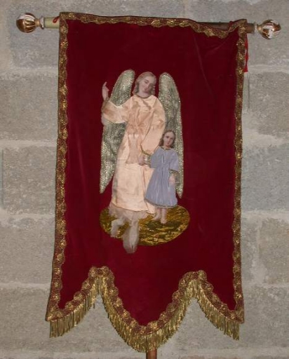 Bannière de procession : Saint Joseph, Ange gardien