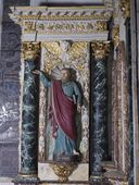 Statue : Saint Paul, église Saint-Pierre (Sérent)