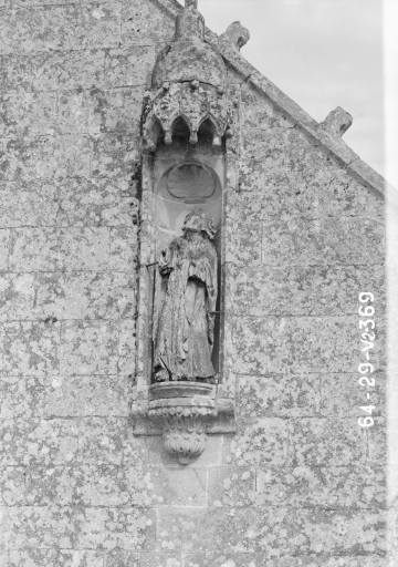 Ensemble de 2 statues : saint Hernin (?) et saint Jean