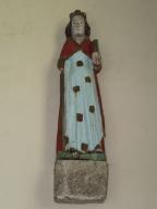 Statue : sainte Catherine d'Alexandrie, chapelle Sainte-Marguerite (Collorec)