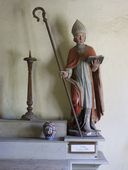 Statue 2 : Saint Méen, chapelle Saint-Méen (La Chapelle-Caro fusionnée en Val d'Oust en 2016)