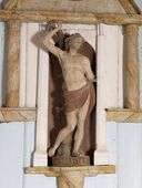 Statue : Saint Sébastien, chapelle Saint-Sébastien (Sérent)