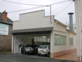 Édifice artisanal, dit carrosserie Lefeuvre, 12 rue Moreau-de-Jonnès (Rennes)