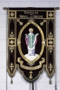 Bannière de procession paroissiale : Saint Martin de Tours, Immaculée conception