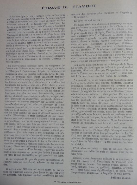 Canot de sauvetage 'Commandant Garreau' (Archipel des Glénan)