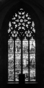 Ensemble de 14 verrières à personnages et d'un oculus