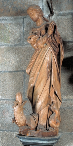 Statue sur culot : saint Marguerite