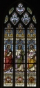 Verrière à personnages de la baie 00 : Vertus théologales