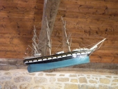 Ex-voto : Maquette de trois mâts