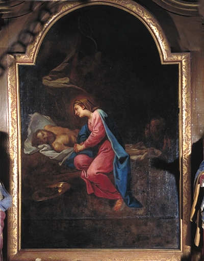 Tableau d'autel : Déploration du Christ