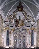 Retable (maître-autel, retable architecturé), église paroissiale Saint-Pierre, Saint-Paul (Malguénac)