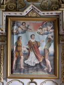 Tableau d'autel : Martyre de saint Étienne, église Saint-Étienne (Saint-Abraham)