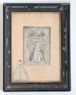 Estampe, ex-voto : Notre-Dame du Roncier, basilique Notre-Dame-du-Roncier (Josselin)