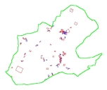Maisons et fermes non analysées sur la commune d'Andouillé-Neuville