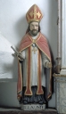 Statue (petite nature) : saint Guillaume, Castennec (Bieuzy fusionnée en Pluméliau-Bieuzy en 2019)