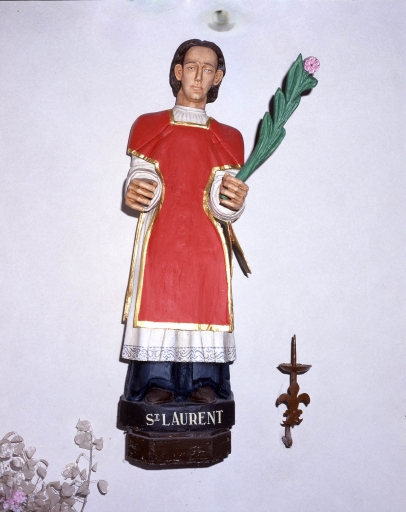 Statue de saint Laurent