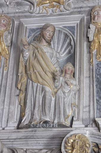 Statue : Saint Joseph et l'Enfant