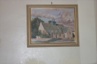 Tableau : La vieille église de Saint-Lunaire