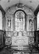 Retable du maître-autel, église paroissiale Sainte-Édiltrude (Tréflez)