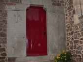 Ensemble de 2 dalles funéraires : celle de Mme Angélique Lesné, une non identifiée