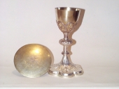 Calice ; patène 3 (Maure-de-Bretagne fusionnée en Val d'Anast en 2017)