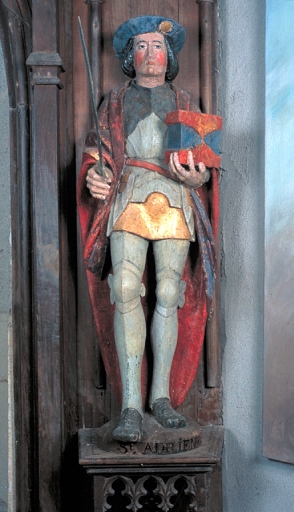Statue de saint Adrien