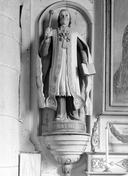 Statue (d'applique, petite nature) : saint Mathurin
