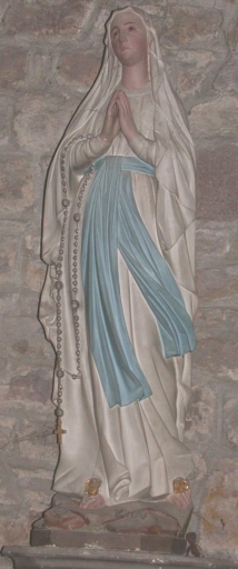 Statue sur culot : Vierge, dite Notre Dame de Lourdes