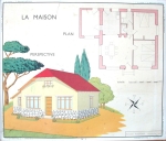 Série de 22 estampes pour illustrer une 'leçon de choses' : La maison