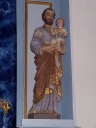 Statue : saint Joseph, Ropenard (Maure-de-Bretagne fusionnée en Val d'Anast en 2017)
