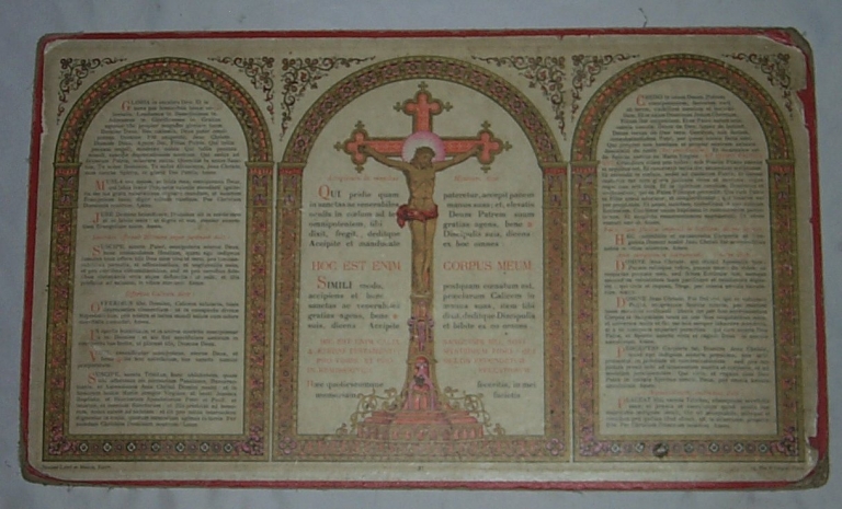 Ensemble 4 de 3 canons d'autel