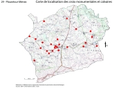 Les croix monumentales et calvaires sur la commune de Plounéour-Ménez
